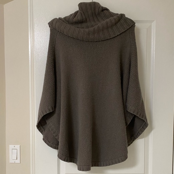 Autumn Cashmere wool,cashmere ,blend poncho. One size . Worn once. Cocoa colour - Picture 2 of 7